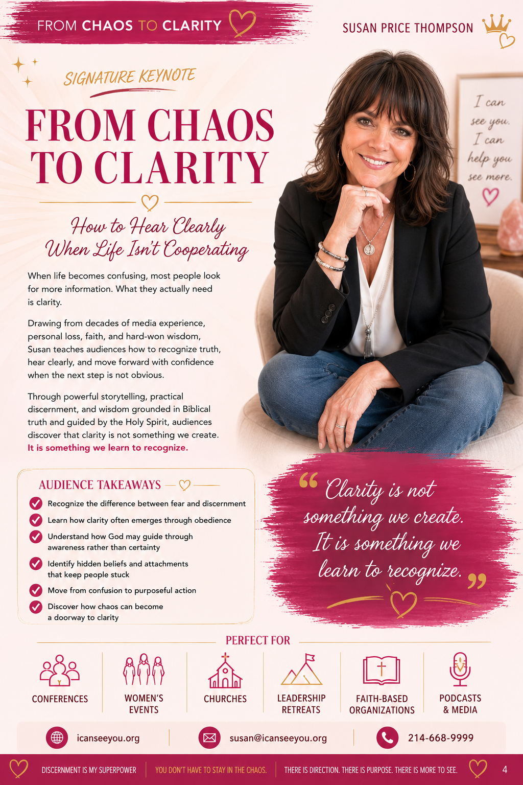 From Chaos to Clarity signature keynote